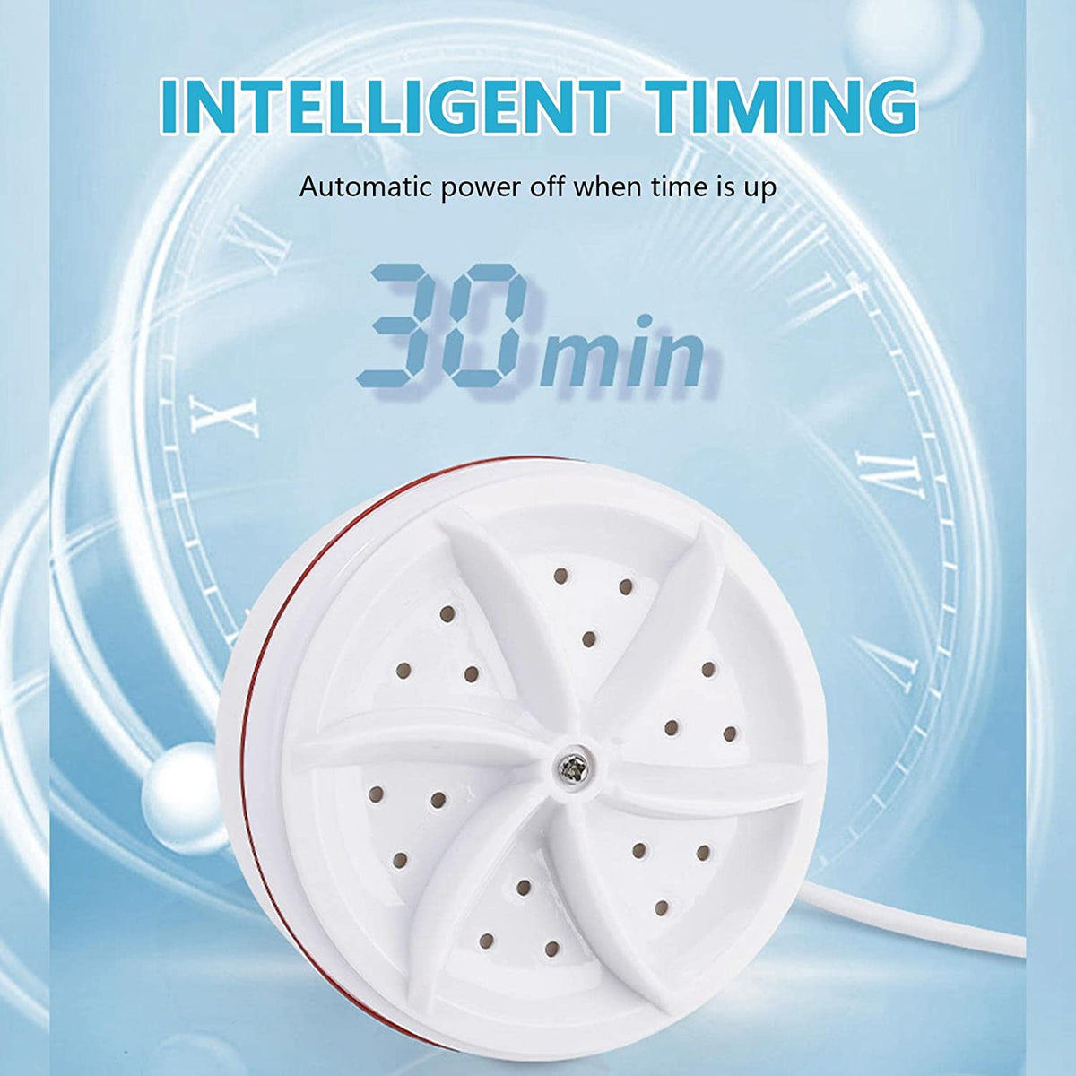 Mini Portable Ultrasonic Washing Machine