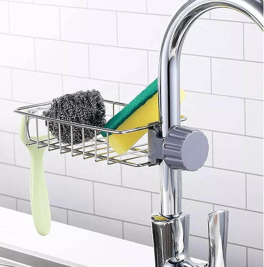 Stainless Steel Sink Sponge & Soap Holder